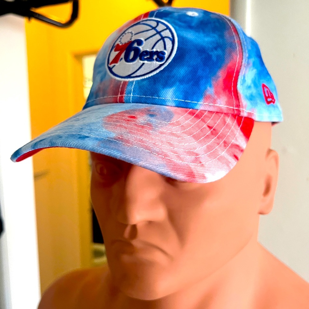New Era 9Twenty Adjustable Tye-die Philadelphia 76ers Hat